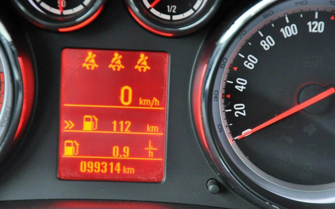 Opel Meriva cena 34800 przebieg: 99000, rok produkcji 2015 z Zwierzyniec małe 121